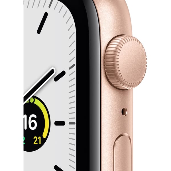 Apple Watch SE GPS 44mm Gold Aluminium Case Starlight Sport Band - Regular