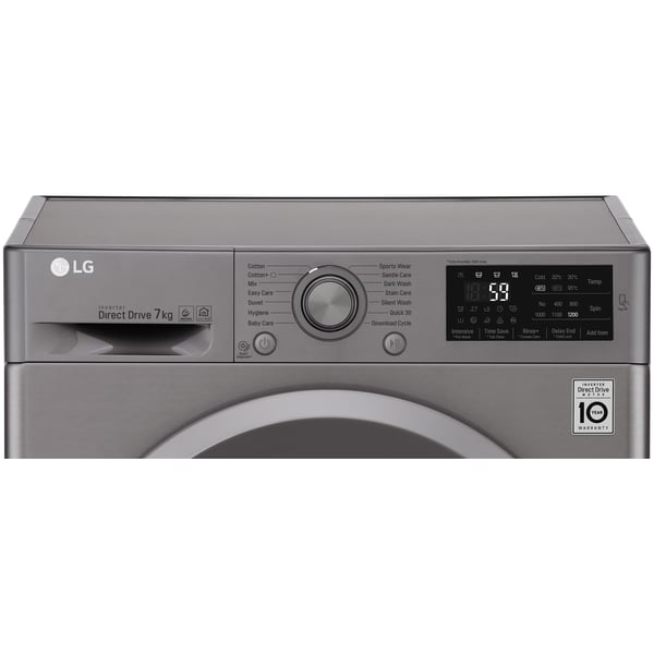 LG Front Load Washer 7k g 6motion Inverter Direct drive Motor Add item Function F2J5QNP7S LG Front Load Washer 7k g 6motion Inverter Direct drive Motor Add item Function F2J5QNP7S