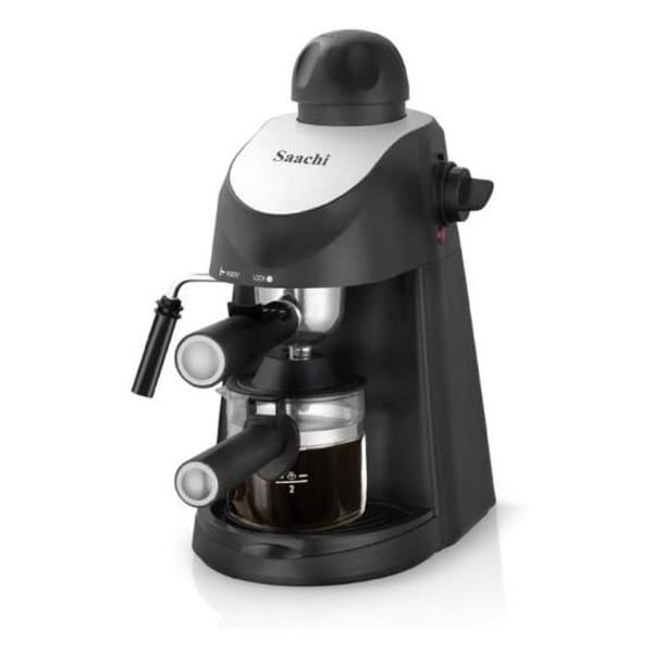 Saachi Coffee Maker With 3.5 Bar Automatic Steam Pressure Pump NL-COF-7054-BK