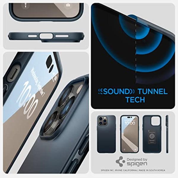 Spigen Thin Fit designed for iPhone 14 Pro case cover - Metal Slate Spigen Thin Fit designed for iPhone 14 Pro case cover - Metal Slate