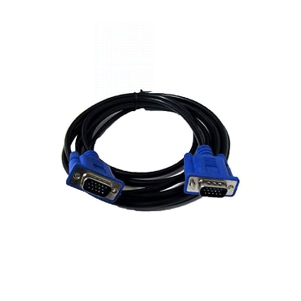Kongda Male To Male VGA Cable 5meter Blue/Black Kongda Male To Male VGA Cable 5meter Blue/Black