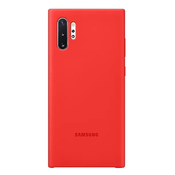Samsung Note 10+ Silicone Cover - Red
