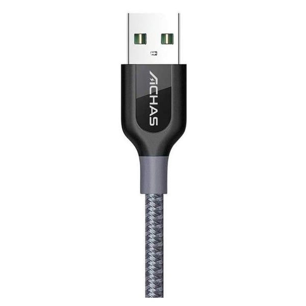 Achas Lightning Cable 1m Black Achas Lightning Cable 1m Black