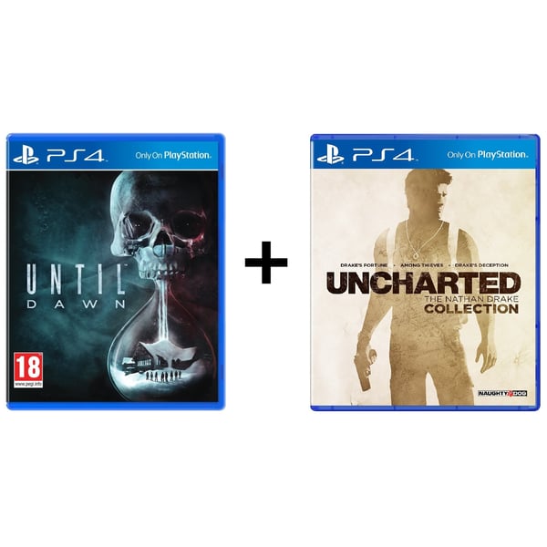 PS4 Until Dawn Game + Uncharted Collection Game