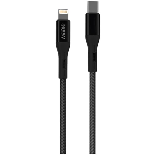 Green Lion USB-C To Lightning Cable Black