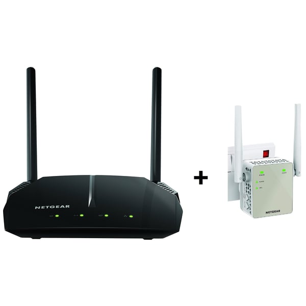 NetGear R6120 AC1200 Router + EX6120 AC1200 Extender