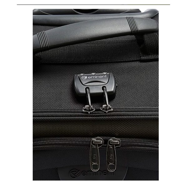 Eminent Semi Hard Trolley Luggage Bag Black 20inch - H097B20BLK Eminent Semi Hard Trolley Luggage Bag Black 20inch - H097B20BLK