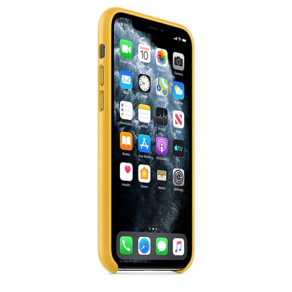 Apple Leather Case Meyer Lemon iPhone 11 Pro Apple Leather Case Meyer Lemon iPhone 11 Pro