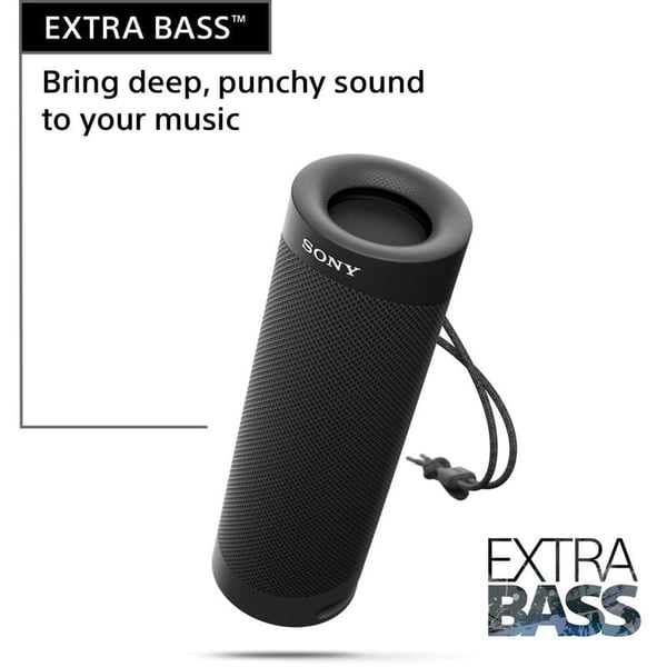 Sony Extra Bass Portable Bluetooth Water Proof Speaker Black SRSXB23/B