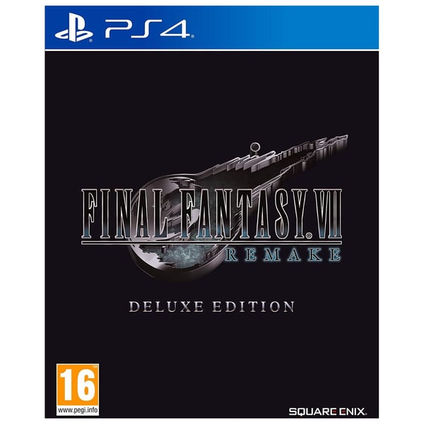 PS4 Final Fantasy VII HD Remake Deluxe Edition Game PS4 Final Fantasy VII HD Remake Deluxe Edition Game