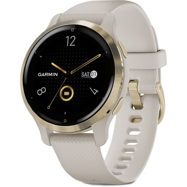 Garmin 010-02429-11 Venu 2S Smart Watch Light Gold/Stainless Steel Bezel Garmin 010-02429-11 Venu 2S Smart Watch Light Gold/Stainless Steel Bezel