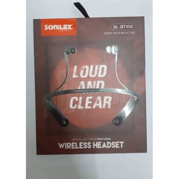 Sonilex Wireless Bluetooth Neckband Sl-bt105 Bluetooth Headset (black In The Ear)