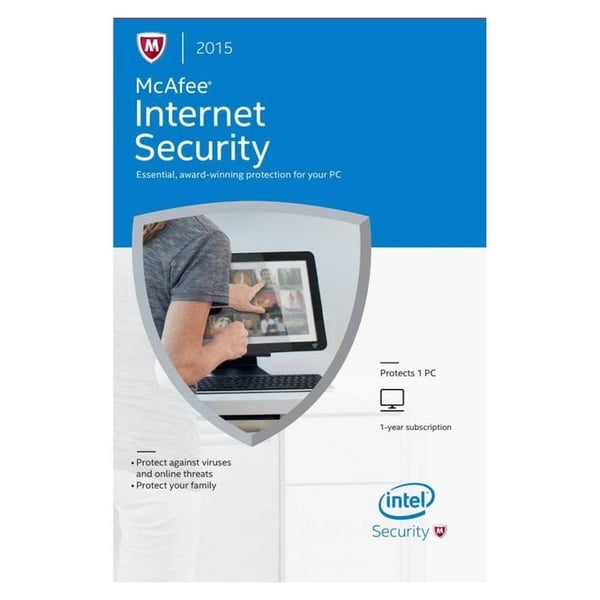 McAfee Internet Security 2015 Software 1 User McAfee Internet Security 2015 Software 1 User