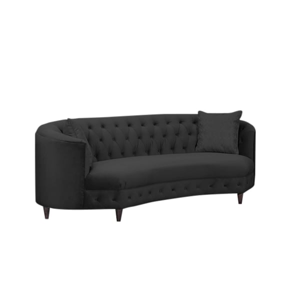 Asghar Furniture - Alpha Imperial Club Sofa - Black Asghar Furniture - Alpha Imperial Club Sofa - Black