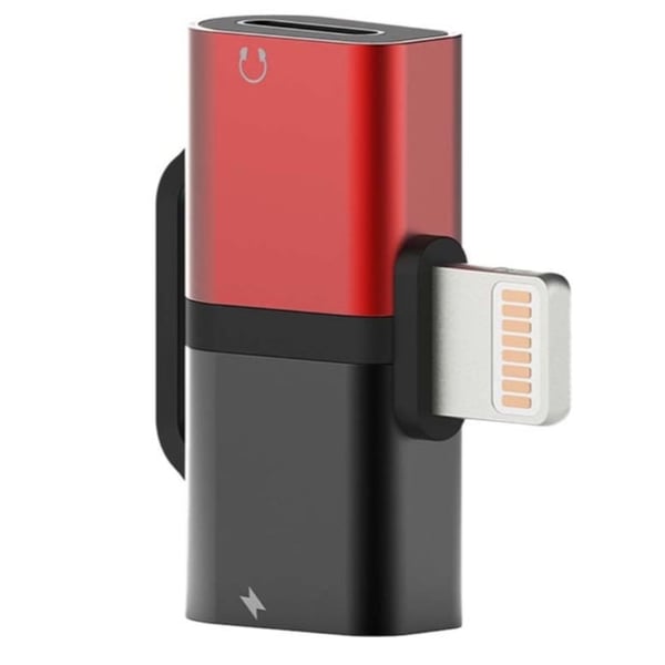 WIWU Pro Dual Lighting Adapter Charging Audio Cable For iPhone WIWU Pro Dual Lighting Adapter Charging Audio Cable For iPhone