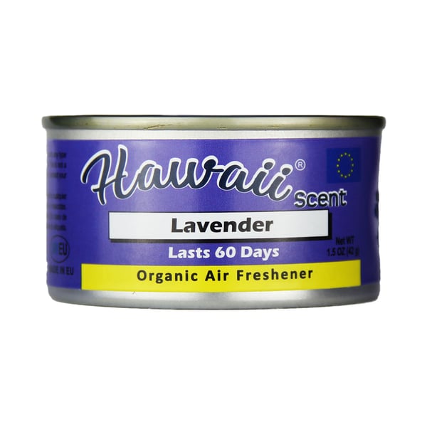 Hawaii Scent Car Air Freshener Organic Can Lavender Scent For Auto Or Home (lavender)
