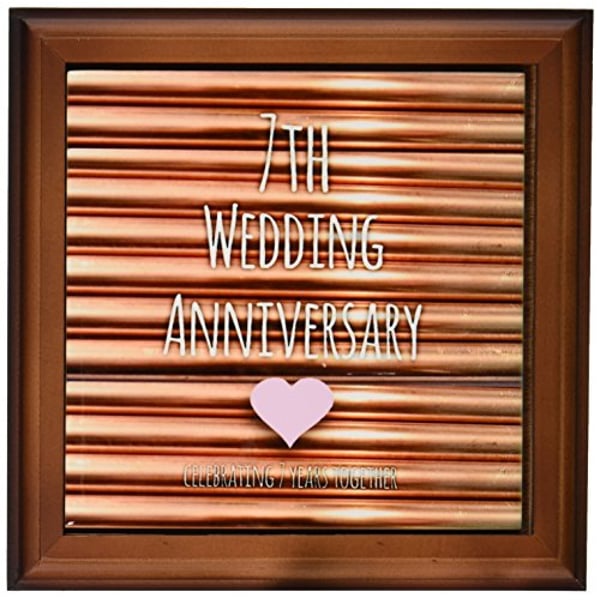 Buy 3Drose Wedding Copper Celebrating 7 Years Together