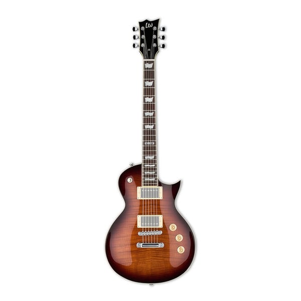 ESP Ltd Eclipse Guitar Ec-256 Flame Maple Top, Dark Brown Sunburst Finish ESP Ltd Eclipse Guitar Ec-256 Flame Maple Top, Dark Brown Sunburst Finish