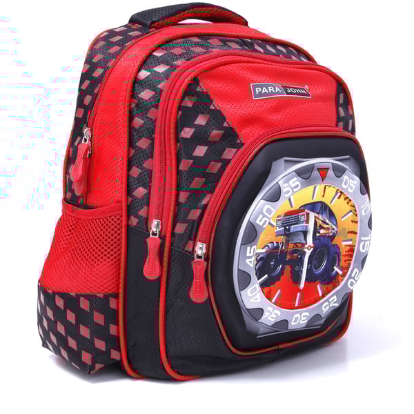 Para John 16inch Graphic Printed School Bag Red Para John 16inch Graphic Printed School Bag Red