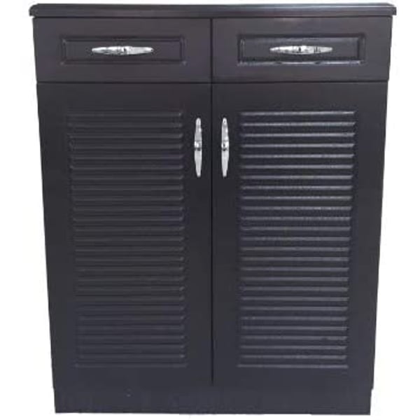 AAMF Galaxy Design Wooden Shoes Cabinets/Rack Chocolate Brown Color, Size (H100 x L80 x D33) GDF-1705