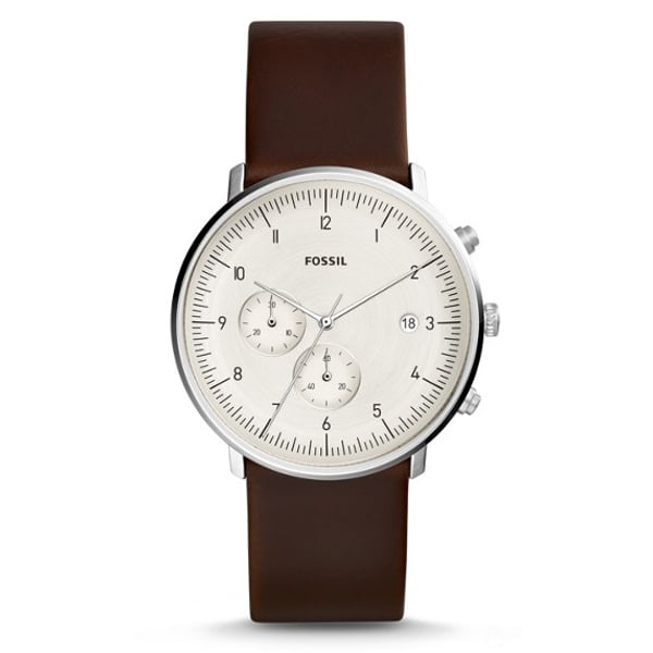 Fossil FS5488 Chase Timer Chronograph Brown Leather Watch