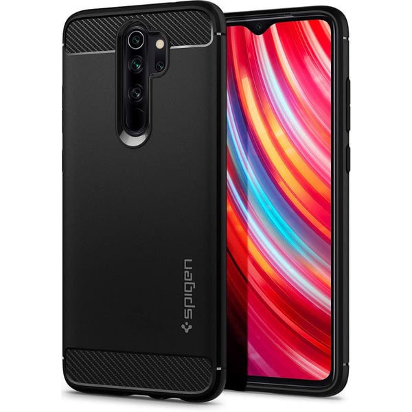 Spigen Rugged Armor Designed For Xiaomi Note 8 Pro Case/cover - Matte Black Spigen Rugged Armor Designed For Xiaomi Note 8 Pro Case/cover - Matte Black