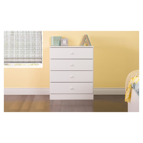 Classic Chest of Drawers 4-drawer Chester White
