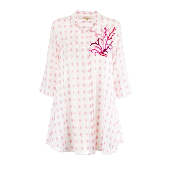 Lammode Alessia Massimo Caftan Pink Lammode Alessia Massimo Caftan Pink