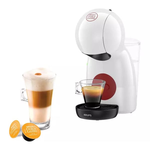 radicaal speling Geometrie Buy Krups Nescafe Dolce Gusto Piccolo XS KP1A0140 Coffee Machine 1600 W 0.8L  – White Online in UAE | Sharaf DG