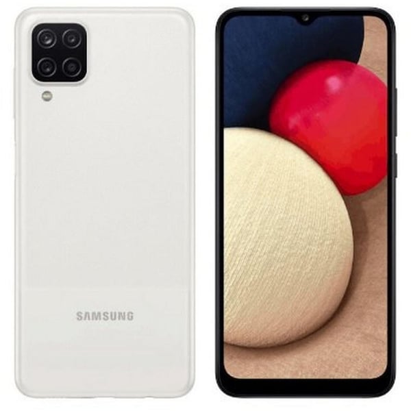 Buy Samsung A12 64gb White 4g Smartphone Online In Uae Sharaf Dg