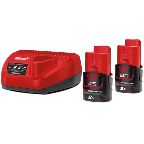 Milwaukee discount battery set