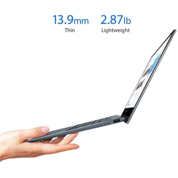 ASUS Zenbook Flip 13 OLED UX363EA-OLED101W Touch Laptop - Core i7 2.8GHz 16GB 1TB Shared Win11Home 13.3inch FHD OLED Pine Grey English/Arabic Keyboard with Stylus Pen ASUS Zenbook Flip 13 OLED UX363EA-OLED101W Touch Laptop - Core i7 2.8GHz 16GB 1TB Shared Win11Home 13.3inch FHD OLED Pine Grey English/Arabic Keyboard with Stylus Pen