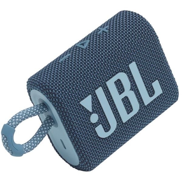 JBL GO 3 Bluetooth Portable Waterproof Speaker Blue