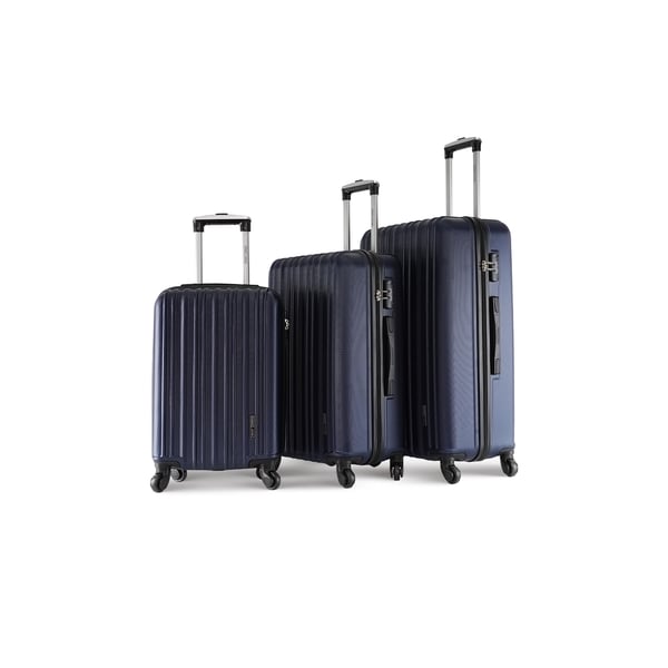 Para John Lightweight 3-pieces Abs Hard Side Travel Luggage Trolley Bag Set With Lock For Unisex Hard Shell Strong