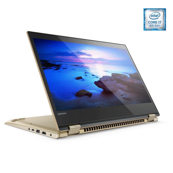 Lenovo Yoga 520-14IKB Laptop - Core i7 1.8GHz 16GB 1TB 2GB Win10 14inch FHD Gold Metallic Lenovo Yoga 520-14IKB Laptop - Core i7 1.8GHz 16GB 1TB 2GB Win10 14inch FHD Gold Metallic