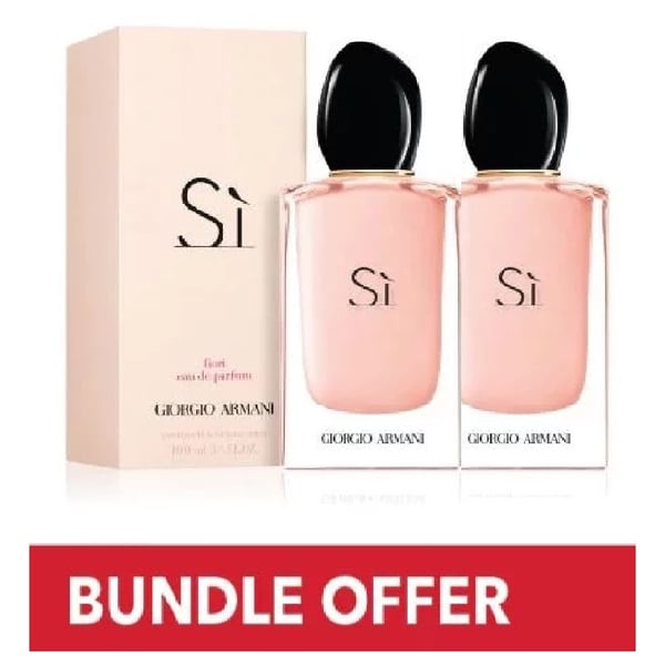 Buy Armani Si Eau De Parfum For Women 100ml Pack of 2 – Bundle Offer Online  in UAE | Sharaf DG