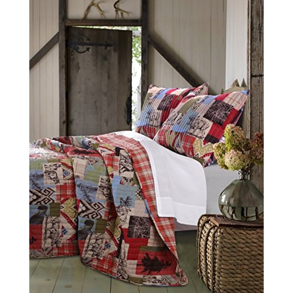 Greenland Home Esprit Capri Quilt Bonus Set Full/Queen Greenland Home Esprit Capri Quilt Bonus Set Full/Queen