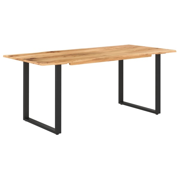 vidaXL Dining Table 180x90x76 cm Solid Acacia Wood