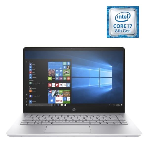 HP Pavilion 14-BF102NE Laptop - Core i7 1.8GHz 12GB 1TB+256GB 4GB Win10 14inch FHD Gold
