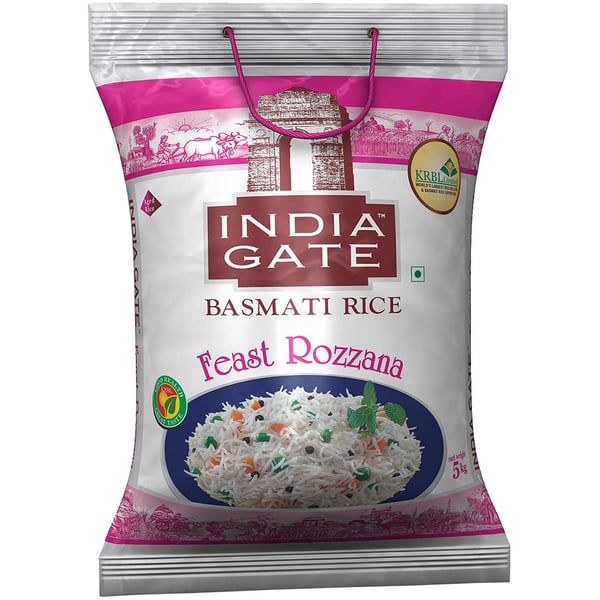 India Gate Basmati Rice, Rozana, 5kg