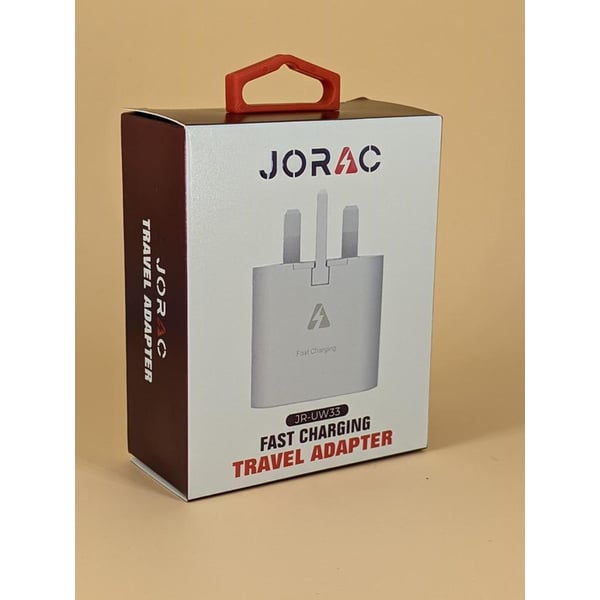 Jorac Uw33 Fast Charging Travel Adaptor Jorac Uw33 Fast Charging Travel Adaptor