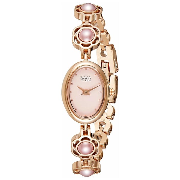 Titan raga deals pink dial