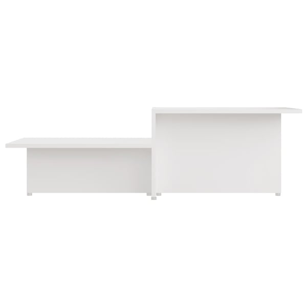 Vidaxl Coffee Table White 111.5x50x33 Cm Engineered Wood