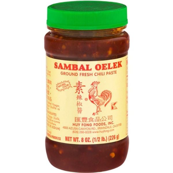 Sriracha Sambal Oelek Ground Chili Paste 226 gms (Pack of 1pc)