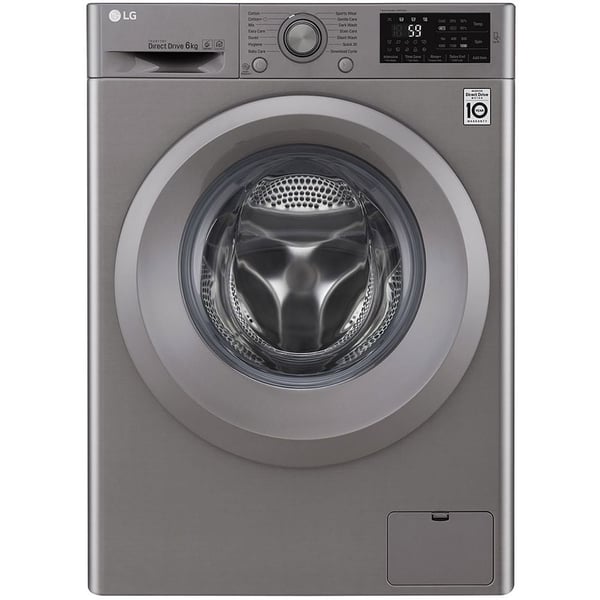 Buy Lg Front Load Washing Machine 6kg 6motion Inverter Direct Drive Motor Add Item Function F2j5nnp7s Online In Uae Sharaf Dg