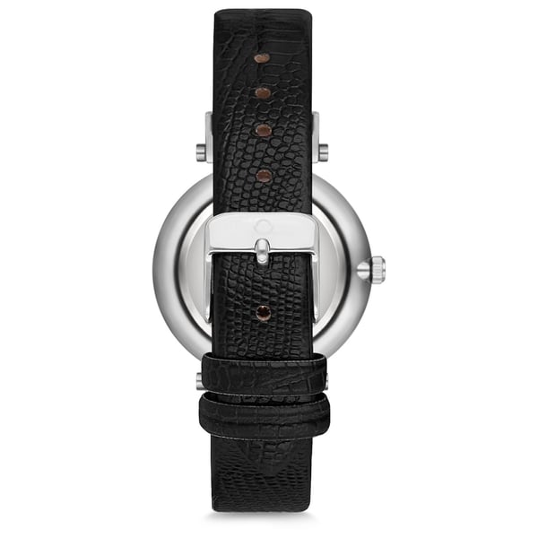 Omax Sunset Series Black Leather Analog Watch For Women SU003P22I Omax Sunset Series Black Leather Analog Watch For Women SU003P22I