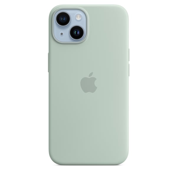 Apple Iphone 14 Silicone Case Mpt13Z Succulent With Magsafe Apple Iphone 14 Silicone Case Mpt13Z Succulent With Magsafe