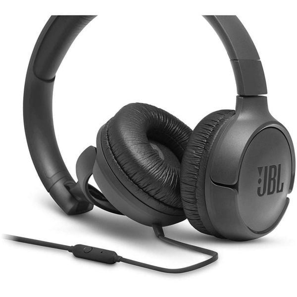 JBL TUNE 500 Wired On-Ear Headphone Black
