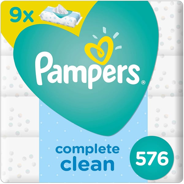 Buy Pampers Fresh Clean Baby Wipes 576 Count Online in UAE