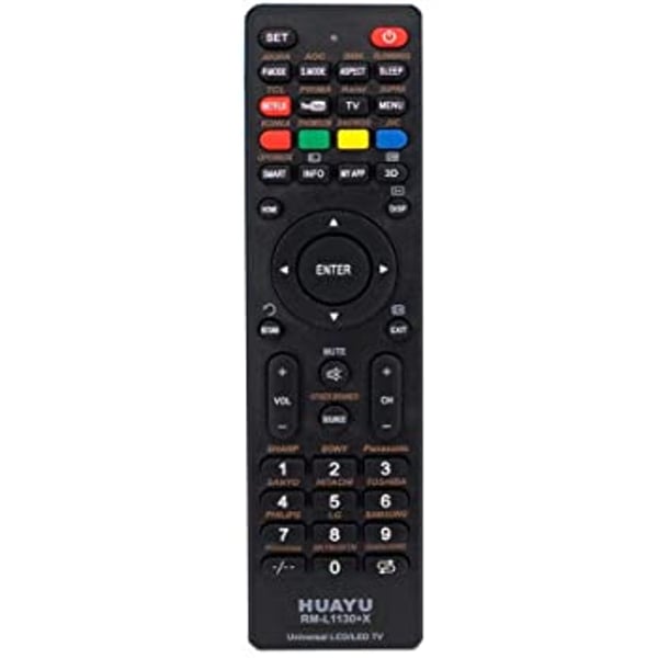 Huayu Universal Remote Control For All LED LCD Television RM-L1130+X